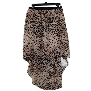 Rue 21 Hi-low Cheetah Print Skirt